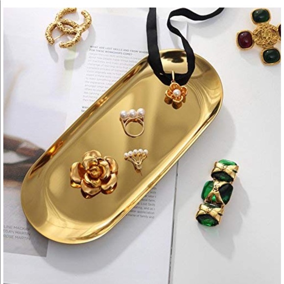 Anthropologie Other - NWT Gold Jewelry Tray